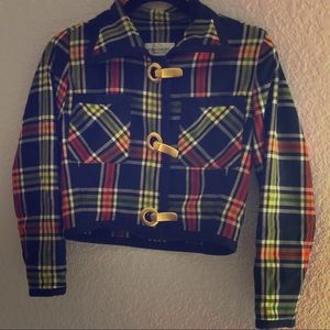 Rare Authentic Emanuel Ungaro Cropped Jacket